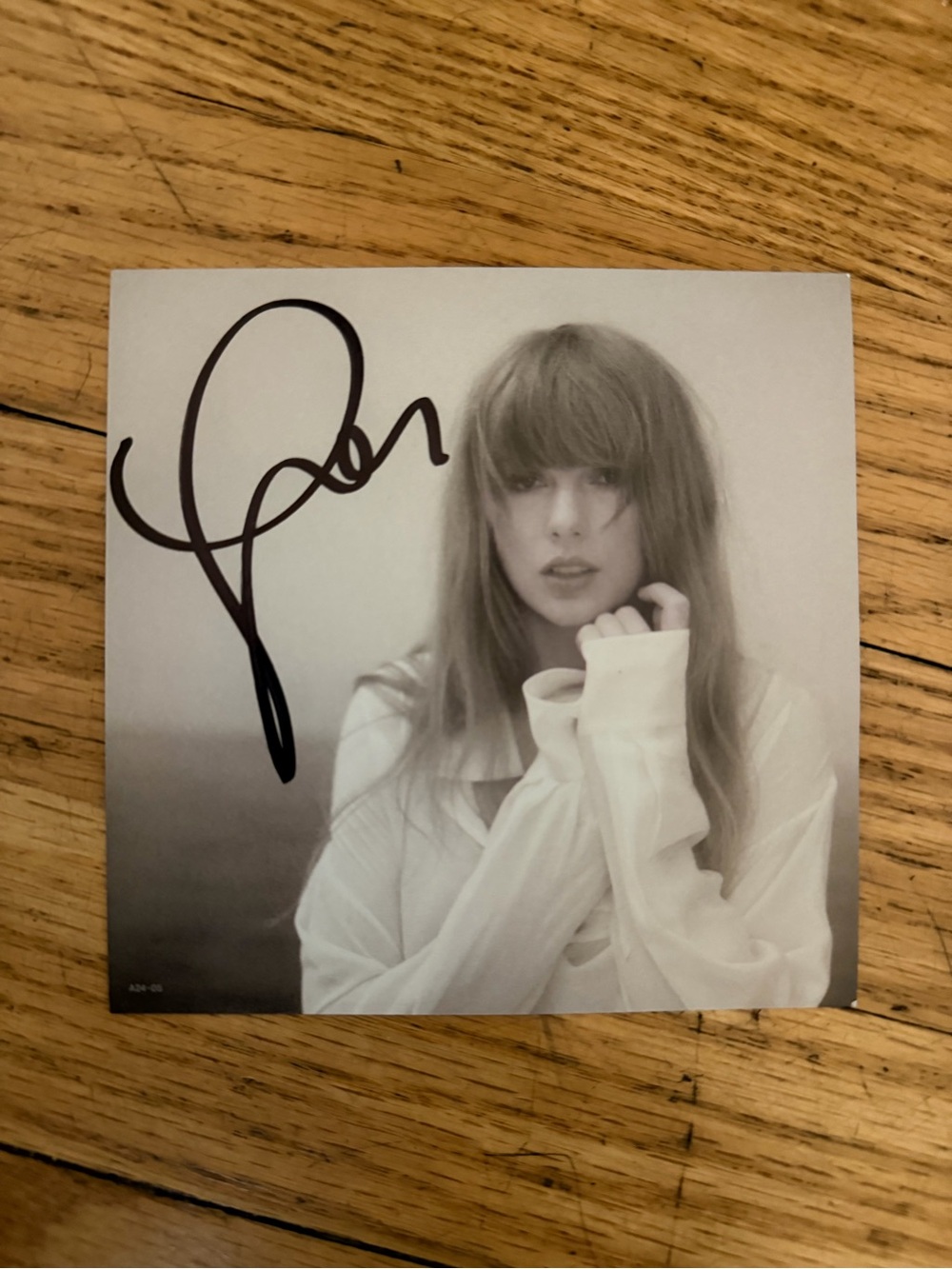 Signed Taylor Swift Tortured Poets Department CD Insert & CD & Poster